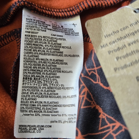 Pearl Izumi W Sugar Thermal Cycling Tight Dark Ink/Adobe Pomme Size S - Picture 4 of 12